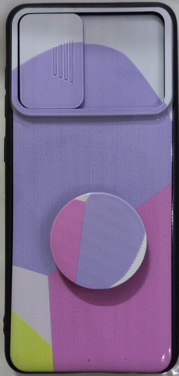 قاب  گوشی سامسونگ Galaxy A52 طرحدار محافظ لنزدارکشویی باپاپ سوکت نشکن