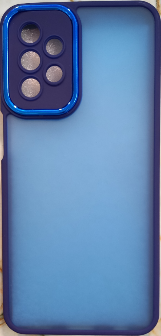 قاب گوشی Galaxy A23 4Gپشت مات محافظ لنزدار متال ایرون ابی کد94