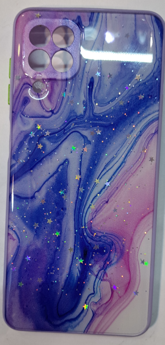 قاب  گوشی Samsung A22 4G/M32طرح براق لیزری محافظ لنزدارکد1836