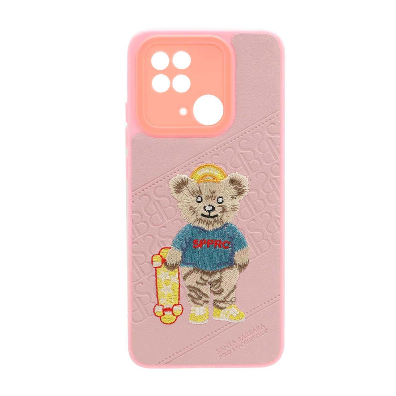 قاب  گوشی Xiaomi Redmi 10C / Poco C40طرح خرسی گلدوزی طرح چرم  50کد4083