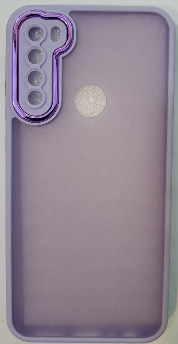 قاب گوشی Xiaomi Redmi Note8 پشت مات محافظ لنز گلس دار متال ایرون یاسی 73کد4453