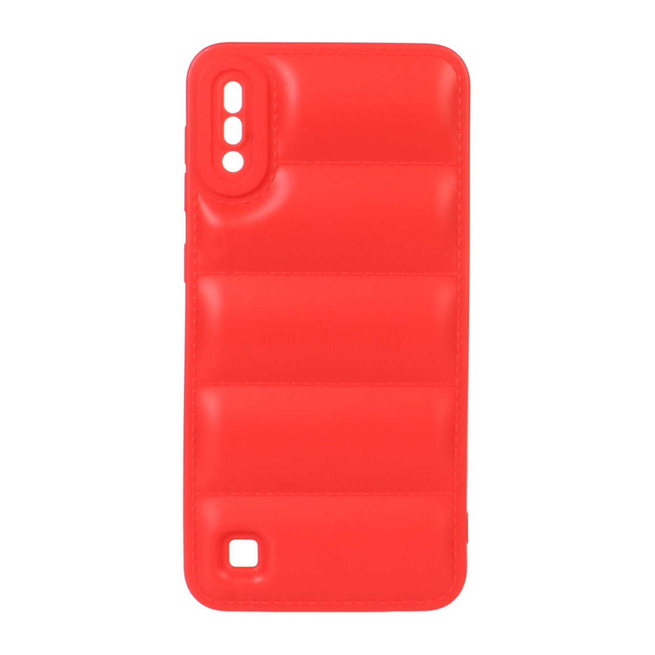 قاب گوشی Samsung A10 طرح پافر محافظ لنزدار قرمز69کد5085