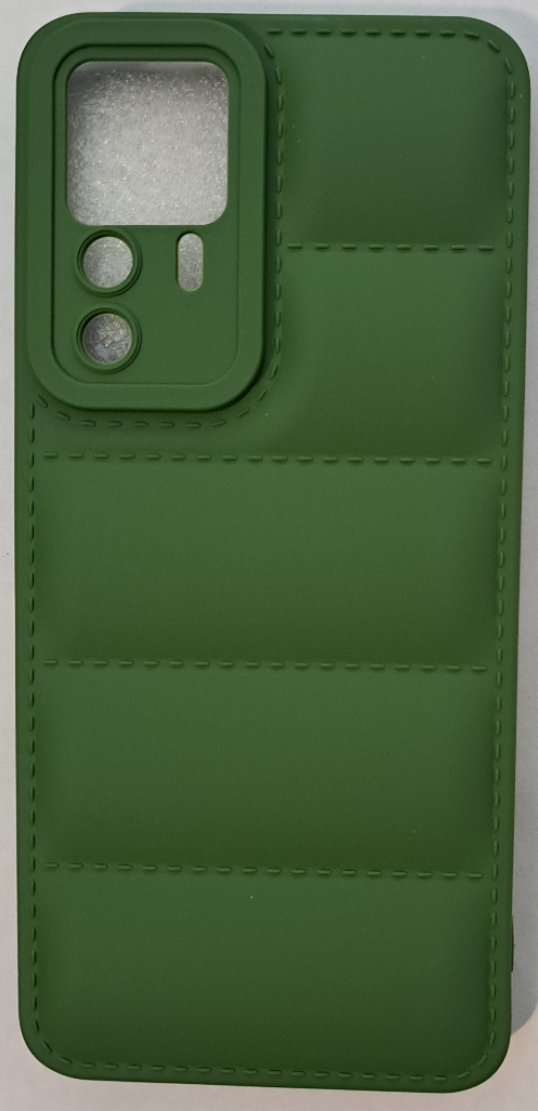 قاب گوشی Xiaomi Redmi 12T Proطرح پافر محافظ لنزدار سبز84کد6127