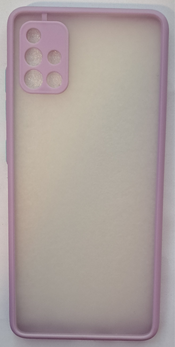 قاب گوشیSamsung A51 طرح پشت مات محافظ لنزدار24کد6647