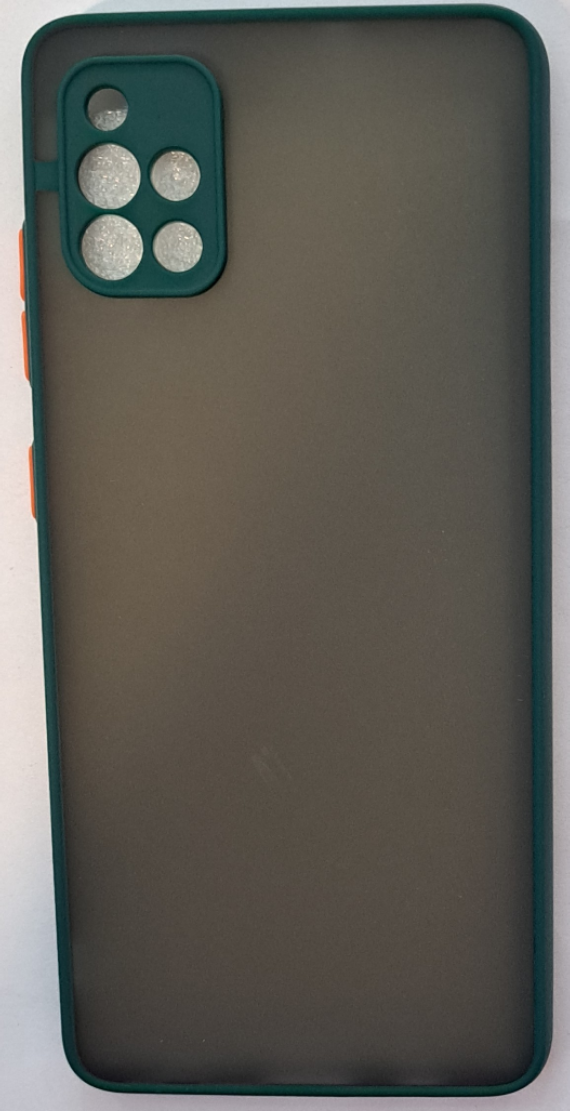 قاب گوشیSamsung A51 طرح پشت مات محافظ لنزدار24کد6649