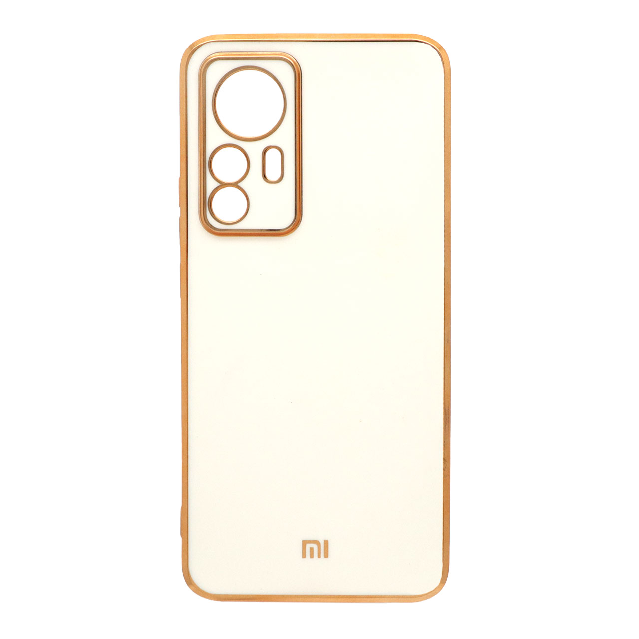 قاب  گوشیXiaomi Mi 12T / Mi 12T Pro طرحMy Case چرمی محافظ لنزدار لوگودارسفید73کد7203