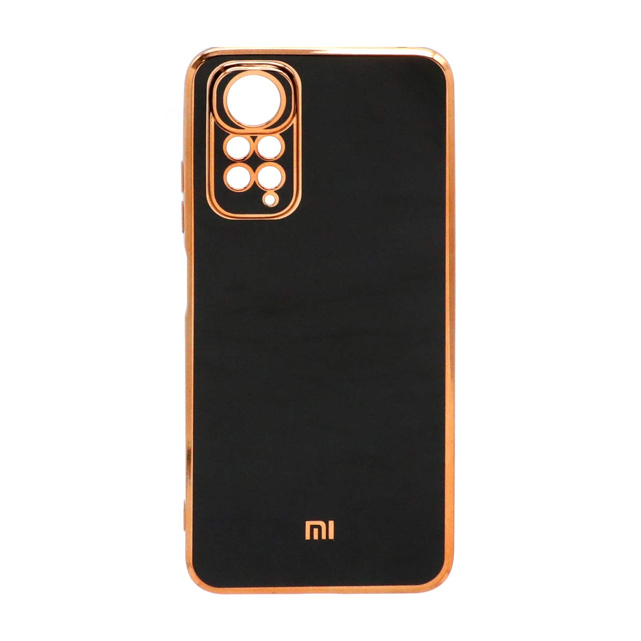 قاب  گوشیXiaomi Redmi Note 11S/ Redmi Note 11-4G طرحMy Case چرمی محافظ لنزدار لوگودارمشکی73کد7301