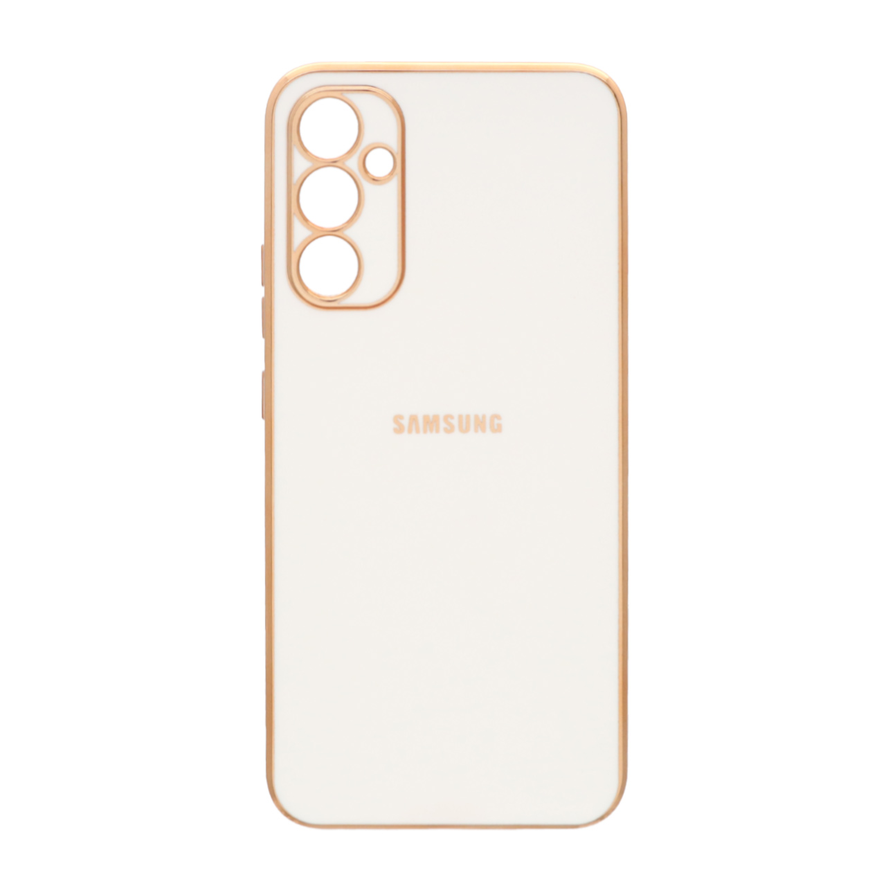 قاب  گوشی Samsung A54طرح My Caseمحافظ لنزدار اصلی سفید 73کد7314