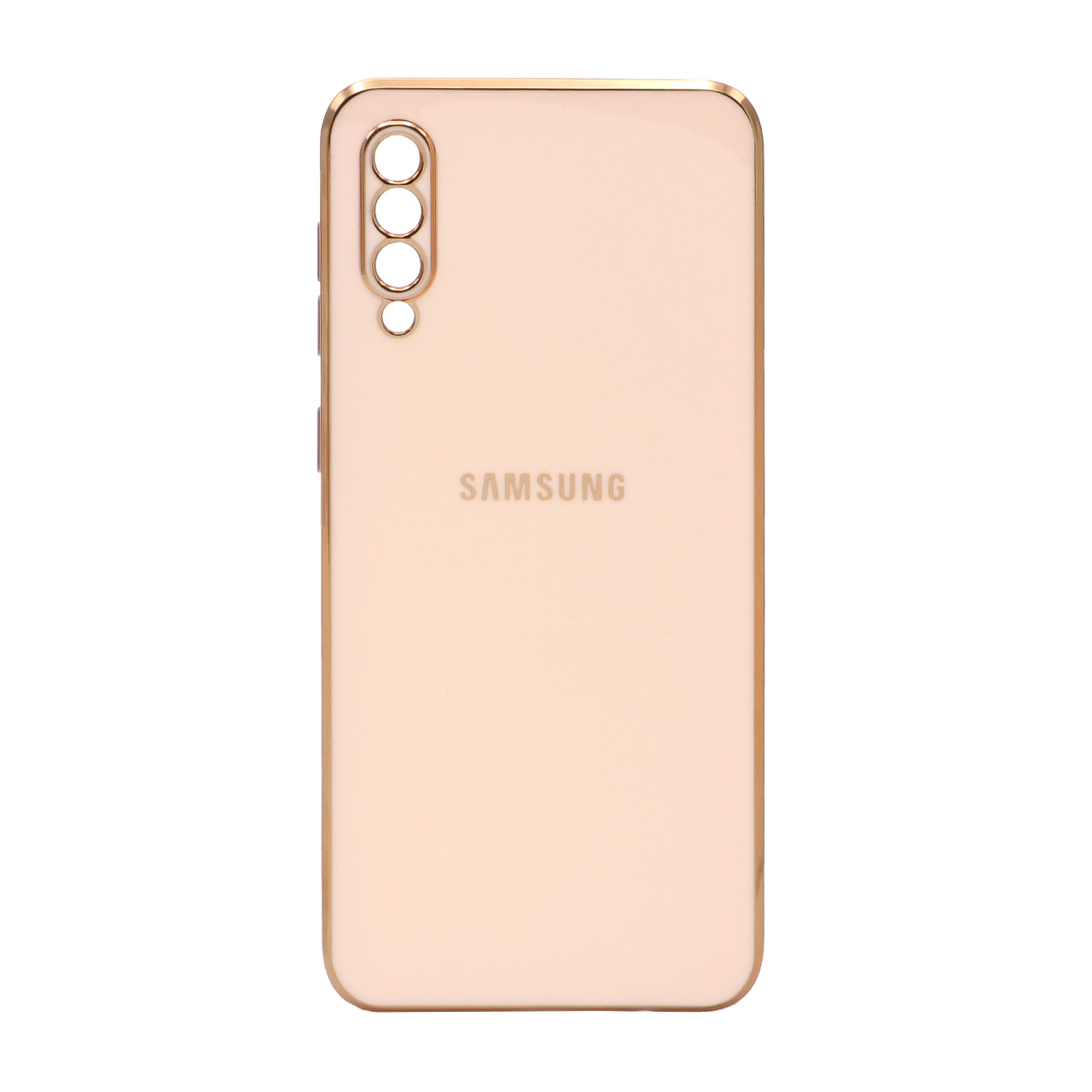 قاب  گوشی Samsung A30S / A50 / A50Sطرح محافظ لنزدار My Case گلبهی کد61/8312