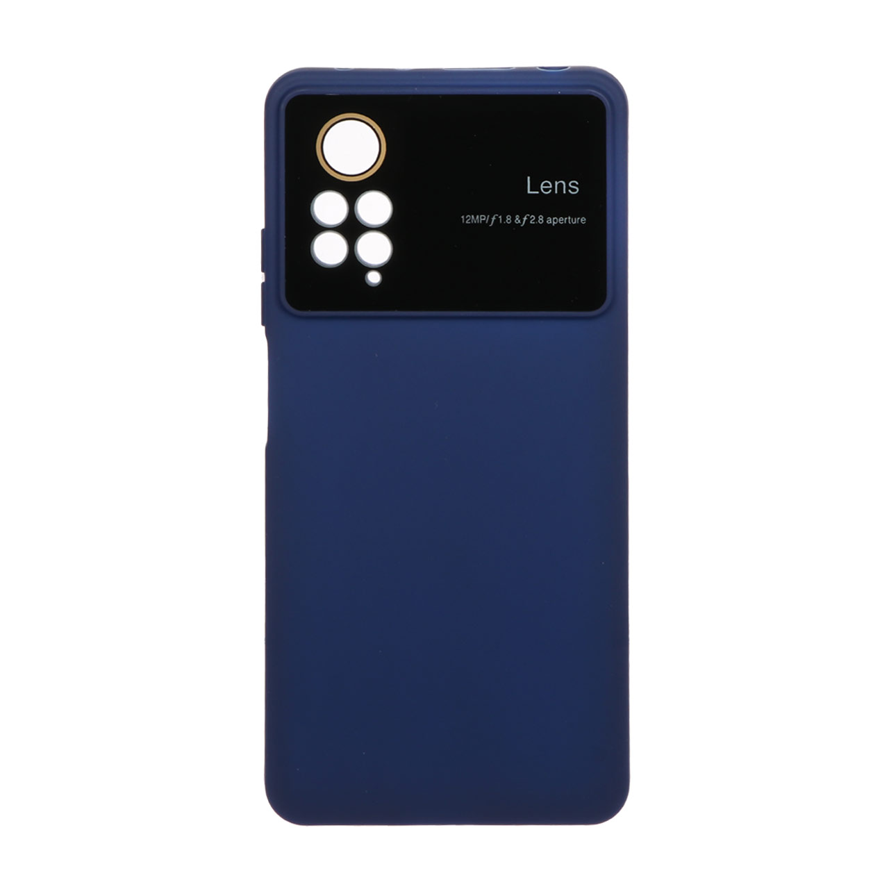 قاب  گوشی  Xiaomi Redmi Note 12 Pro 4G / Redmi Note 11 Pro / Redmi Note 11E Proطرح سیلیکونی محافظ لنز شیشه ای سرمه ای کد60/9170