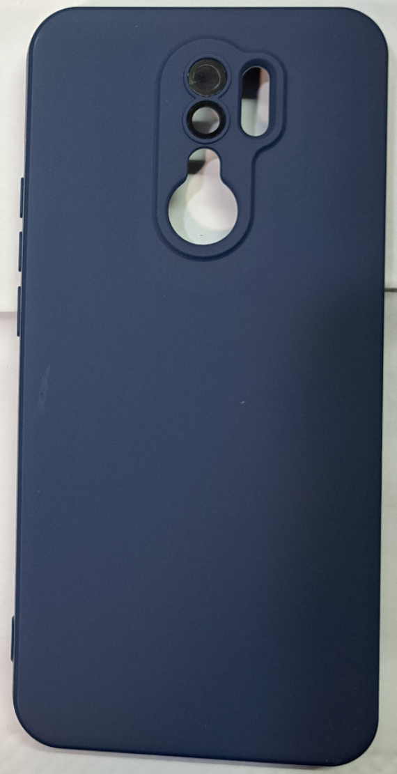 قاب گوشیXiaomi Redmi 9 طرح سیلیکونی High-Copy -محافظ لنزدارشیشه ای دوربین مشکی35کد9881