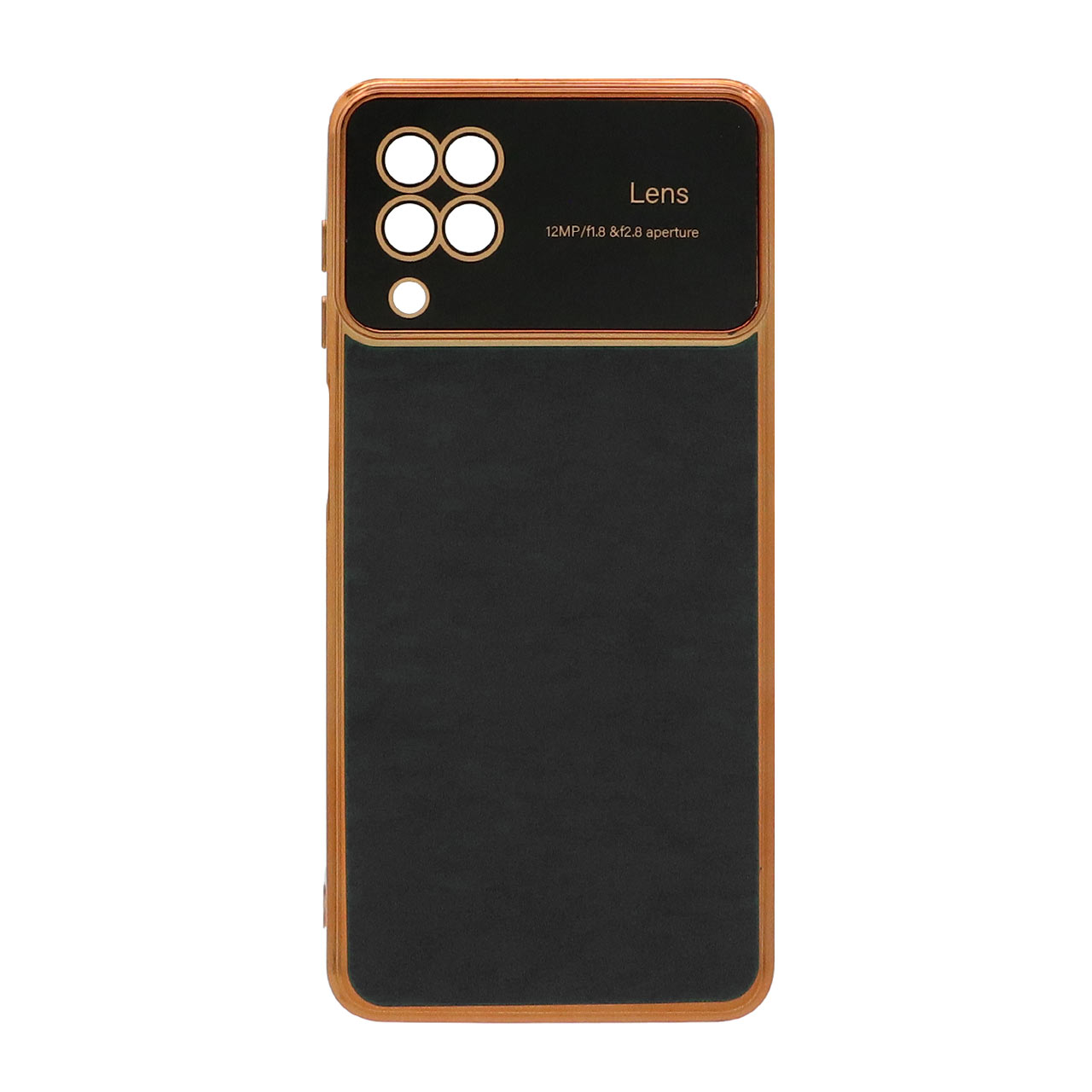 قاب گوشی Samsung Galaxy A12 / M12 / F12 طرحMy Case محافظ لنز شیشه ای مشکی55/10112