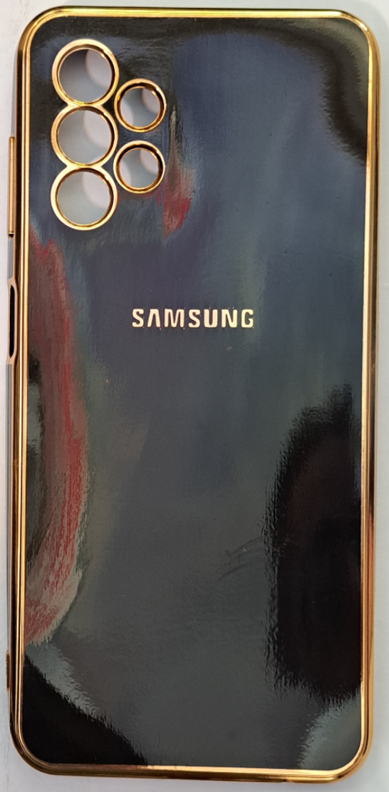 قاب  گوشی Samsung A13 4Gطرح  My Case لوگو دار مشکی73کد11066