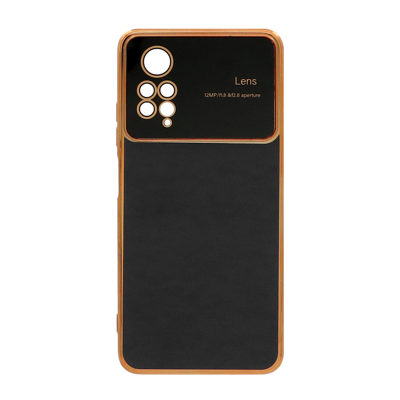 قاب  گوشی Xiaomi Redmi Note 12 Pro 4G / Redmi Note 11 ProطرحMy Case محافظ لنز شیشه ای مشکی کد55/11262