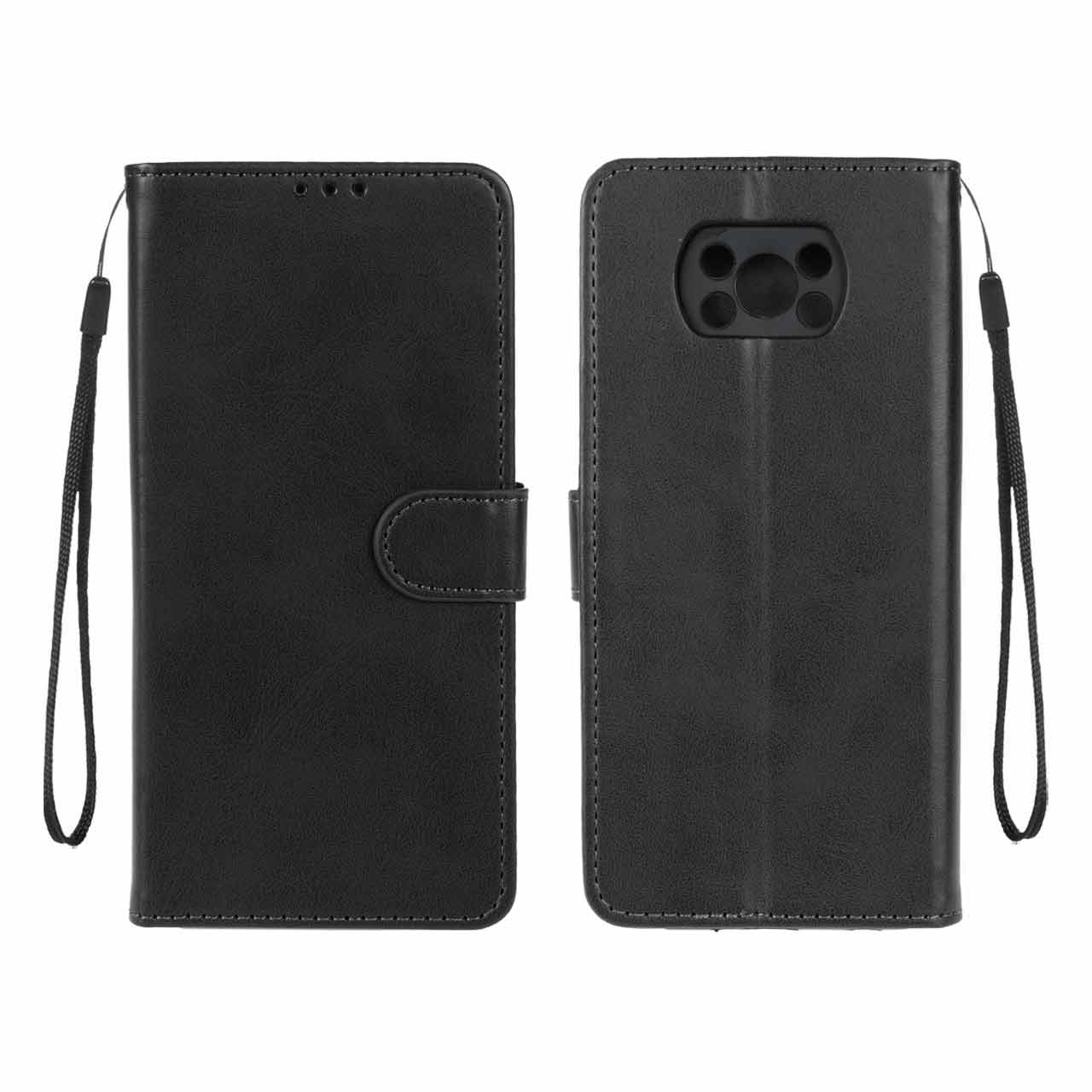 کیف  گوشیXiaomi Poco X3 / X3 Pro / X3 NFC طرح  مگنتی  مشکی کد119/11754