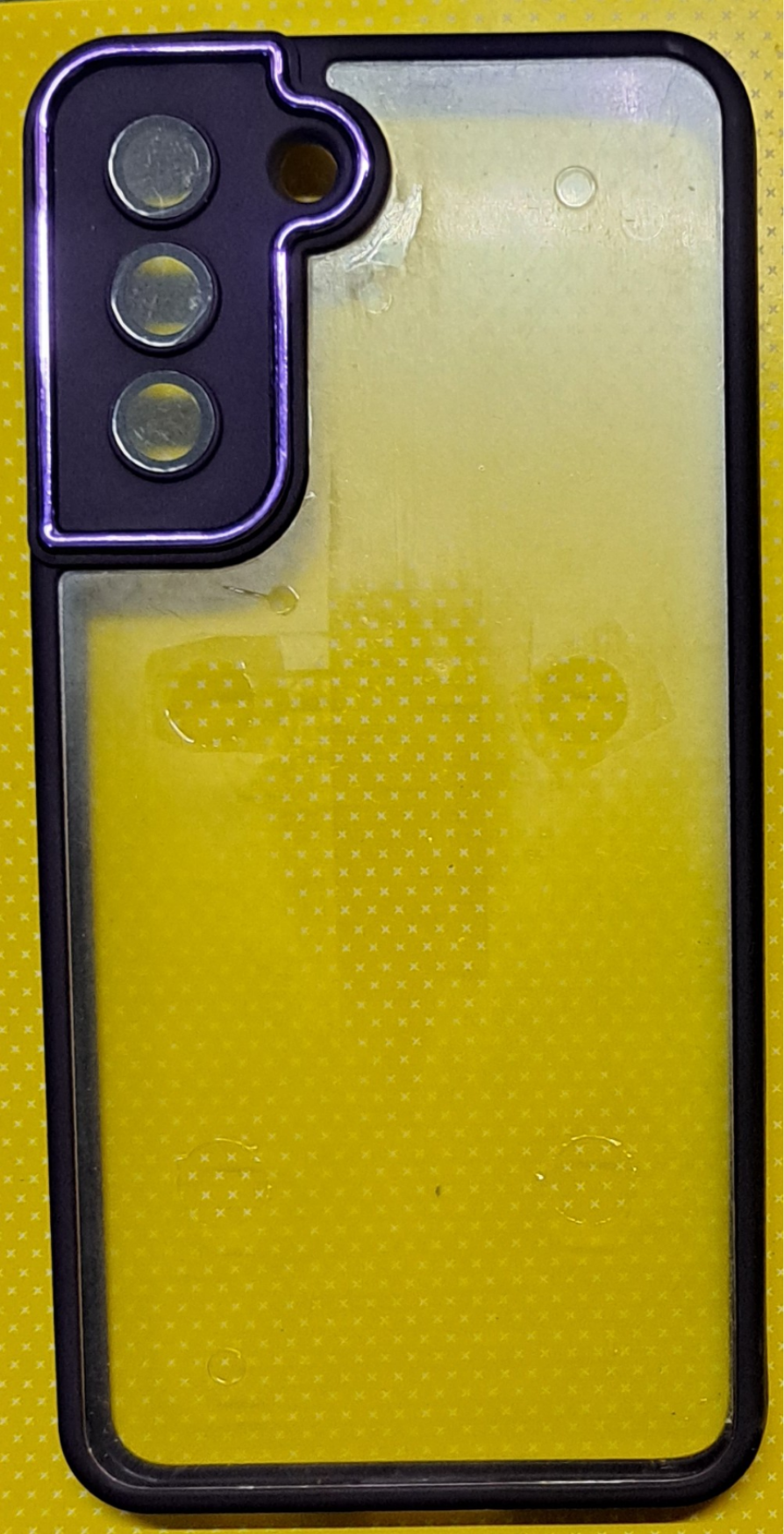 قاب  گوشیSamsung Galaxy S21 FE طرحNew Skin شفاف محافظ لنزدار NEWکد59/12200