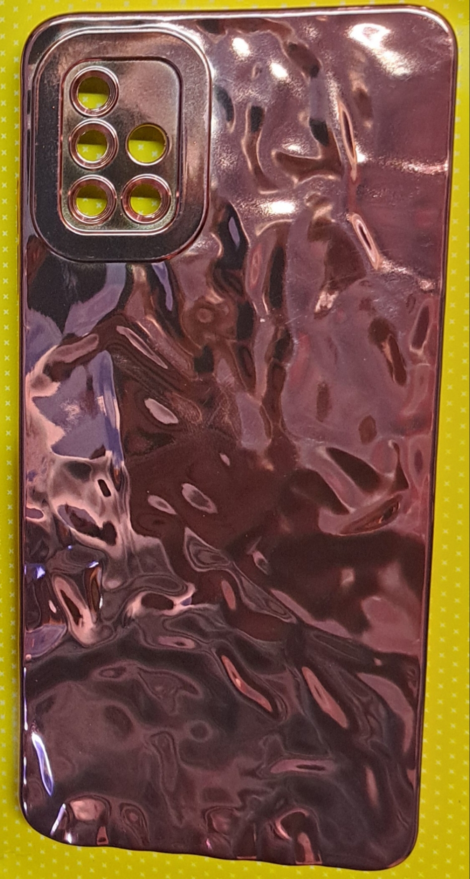 قاب گوشیSamsung Galaxy A51طرح متال براق کد13/12404