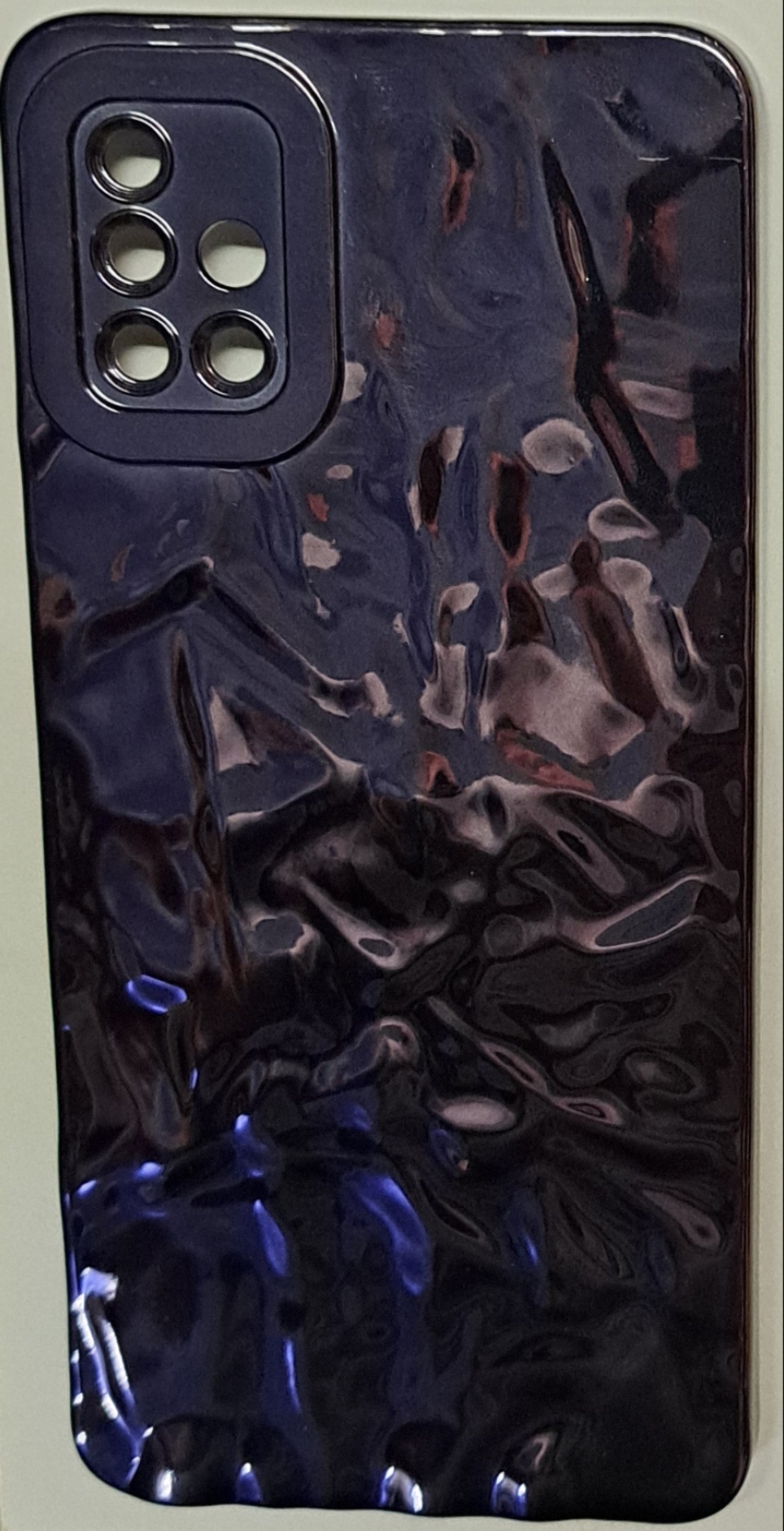 قاب گوشیSamsung Galaxy A51طرح متال براق کد13/11613