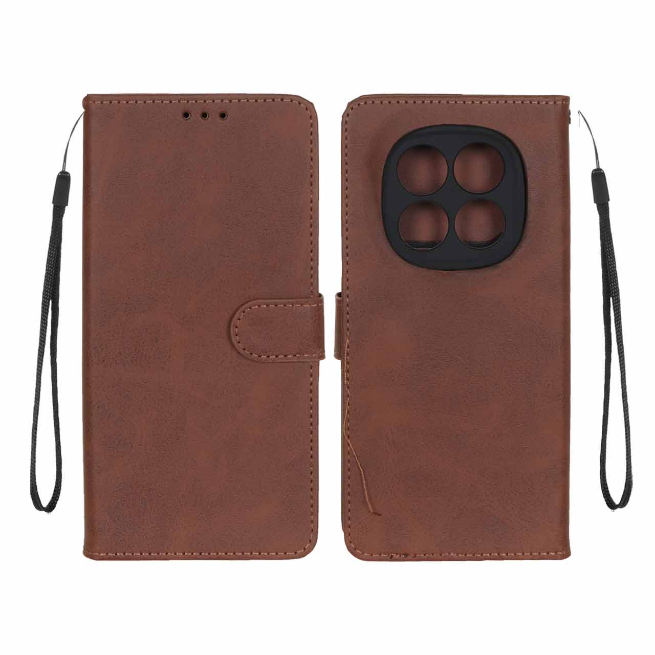 کیف موبایل Xiaomi Redmi Note 14 Pro 4G چرمی مگنتی Nillkin قهوه ای کد126/12456