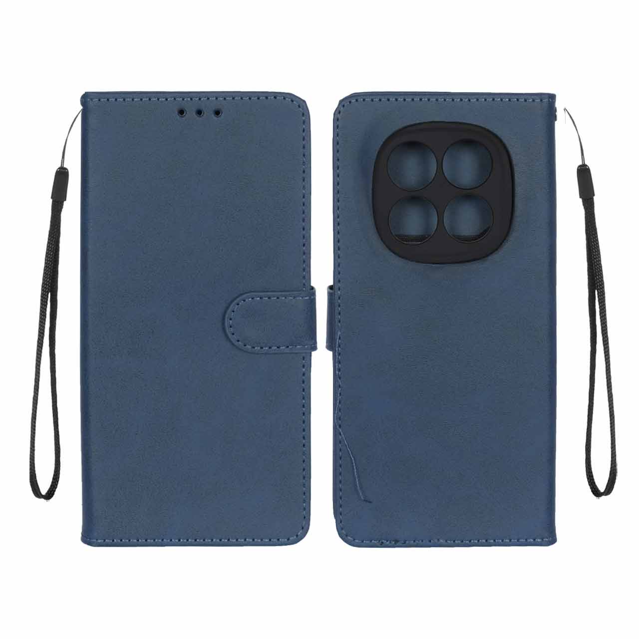 کیف موبایل  Xiaomi Redmi Note 14 PRO 4Gچرمی مگنتی Nillkin سرمه ای کد126/12460