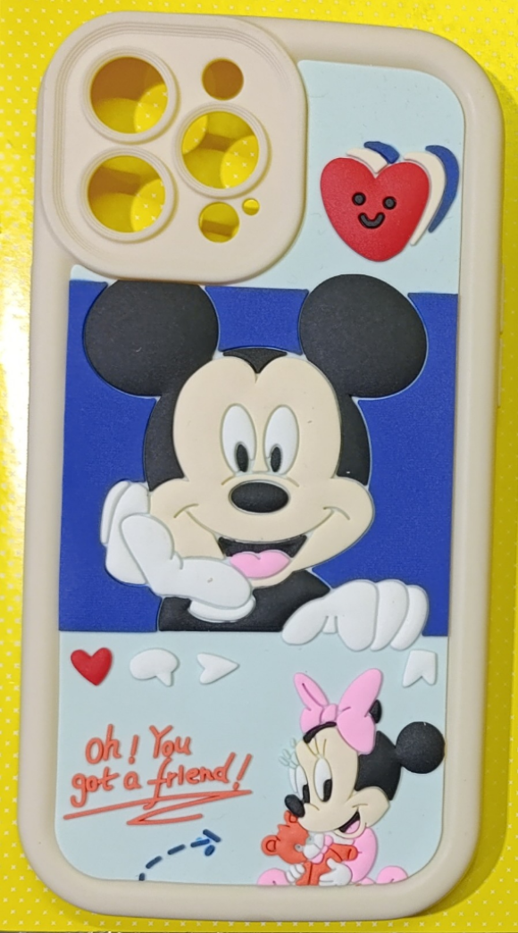 قاب گوشی  Apple iPhone 15 pro maxطرح عروسکی برجسته کد167/12500