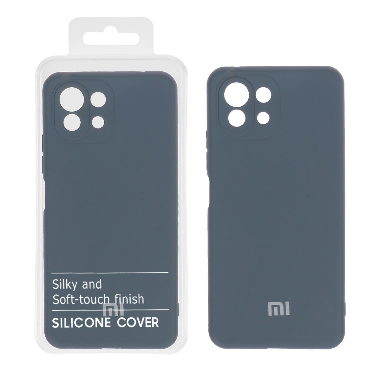 قاب گوشی Xiaomi Mi 11 Liteطرح نیو سیلیکون محافظ لنزدار فیلی کد67/12544