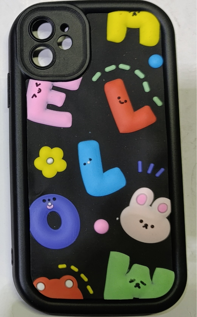 قاب گوشی  Apple iPhone 11 طرح عروسکی برجسته کد107/12752