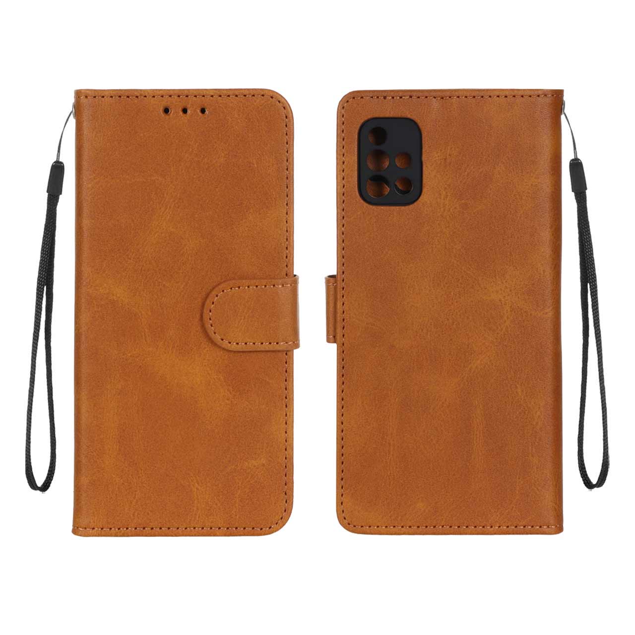 کیف موبایل  Samsung Galaxy A51 / M40sمگنتی درجه یک MNC جاکارتی خورعسلی کد128/12820