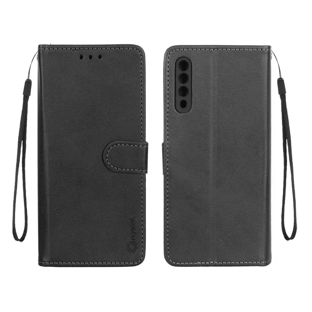 کیف موبایلSamsung Galaxy A50 / A50s / A30sمگنتی درجه یک MNC جاکارتی خورمشکی کد128/12827