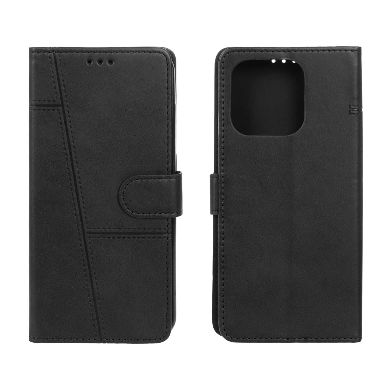 کیف موبایل  Xiaomi Redmi 12C / Redmi 11A / Poco C55مگنتی درجه یک MNC جاکارتی خورمشکی کد128/12832