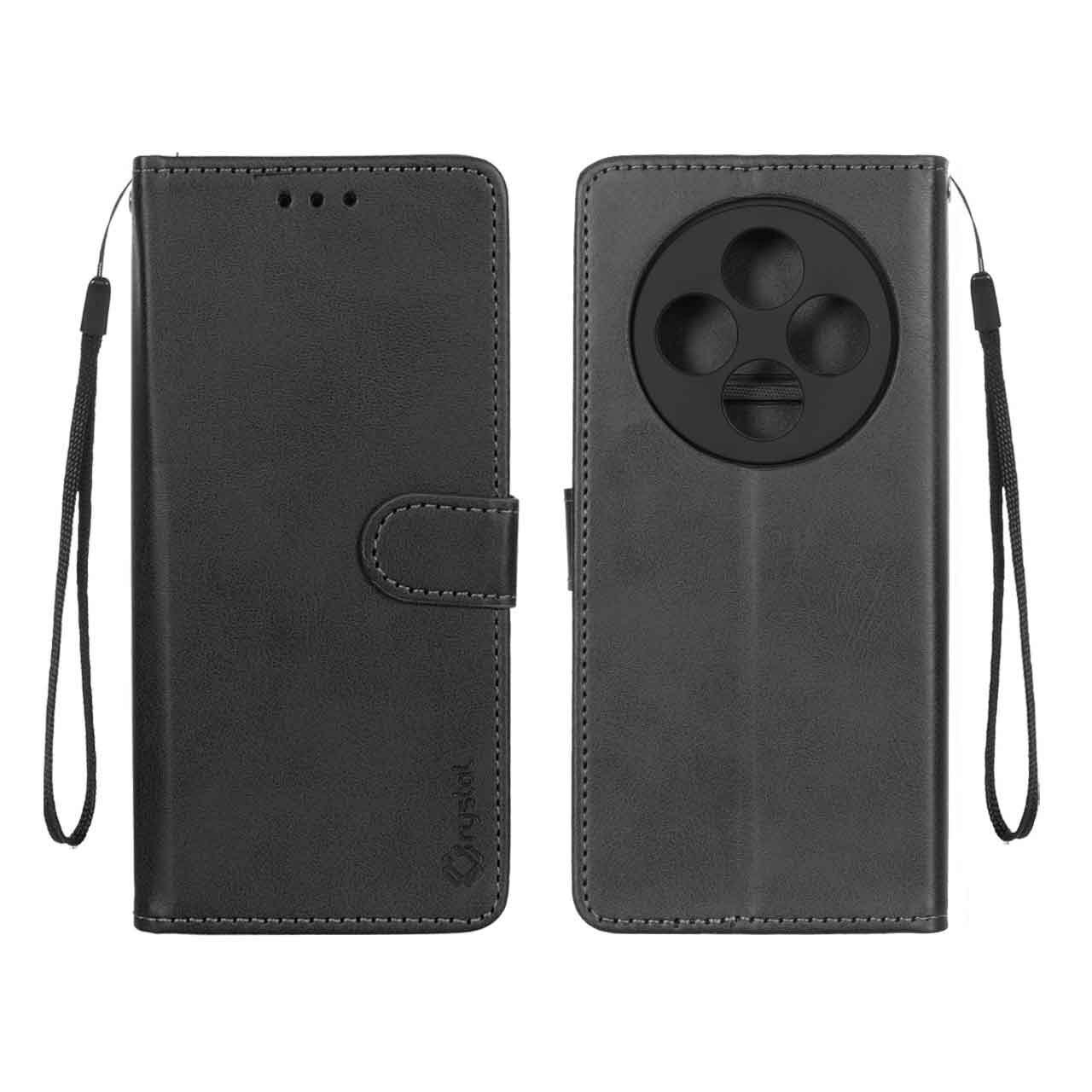 کیف موبایل Xiaomi Redmi 14C / Redmi A4 / Poco C75 مگنتی  محافظ لنزدار جاکارتی خور مشکی کد131/12841