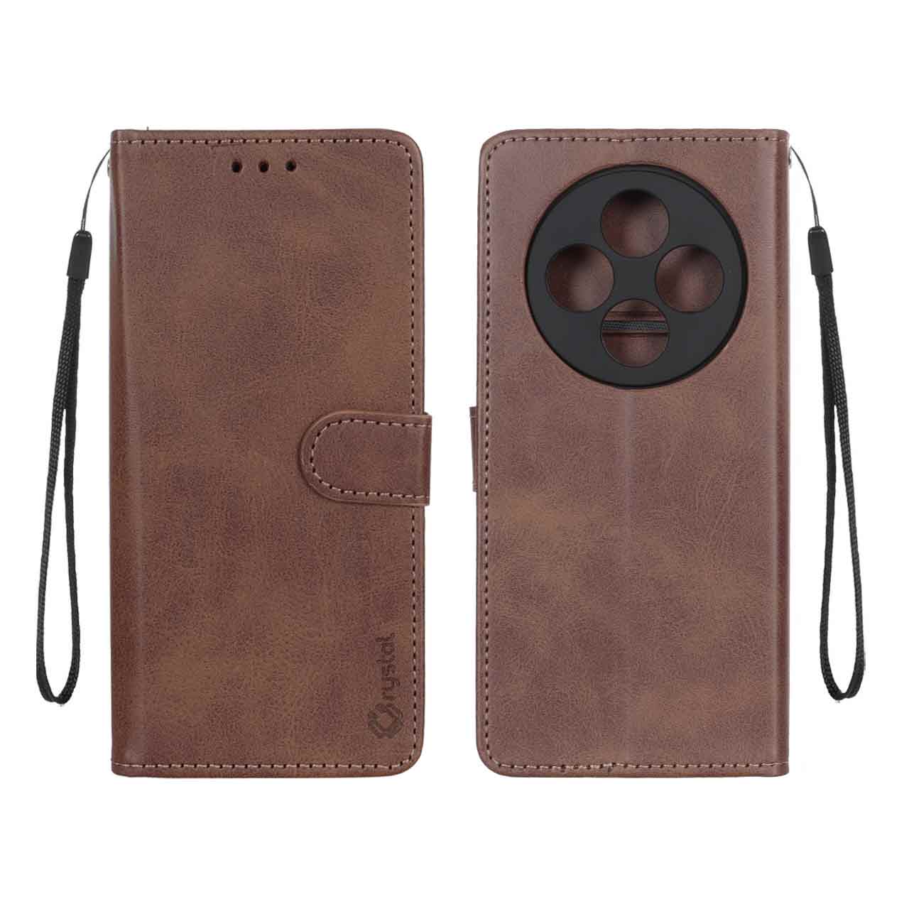 کیف موبایل Xiaomi Redmi 14C / Redmi A4 / Poco C75 مگنتی  محافظ لنزدار جاکارتی خور مشکی کد131/12842