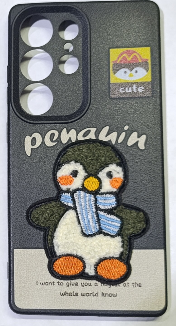 قاب گوشیSamsung Galaxy S25 Ultraطرح عروسک برجسته دوختی محافظ لنزدار کد101/13244
