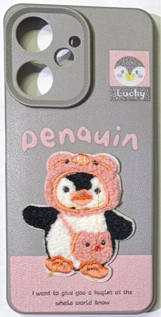 قاب گوشیXiaomi Redmi 13C 4G/5Gطرح عروسک برجسته دوختی محافظ لنزدار کد101/13269