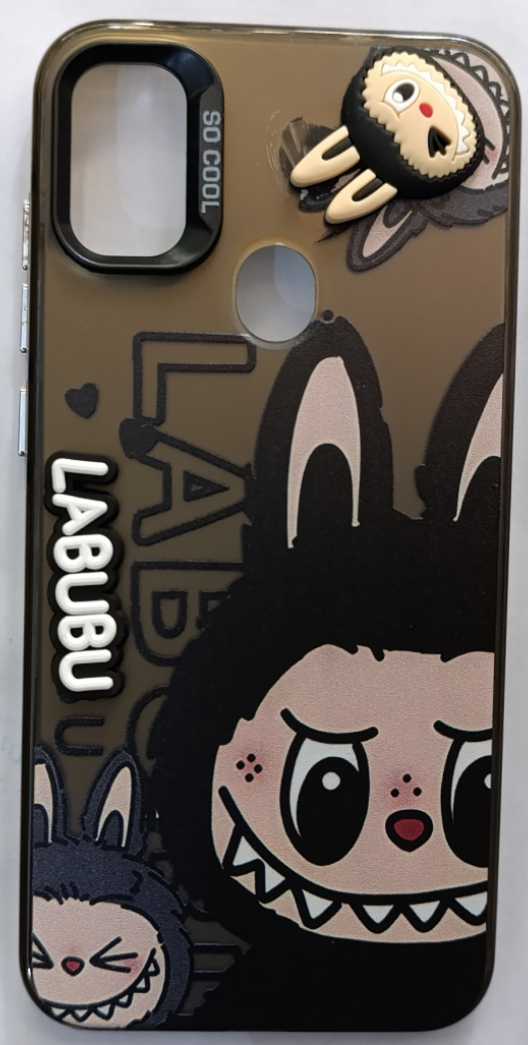 قاب گوشی Samsung Galaxy A11/M11طرحLabubu هولوگرامی دور ژله ای عروسک دارکد117/13314