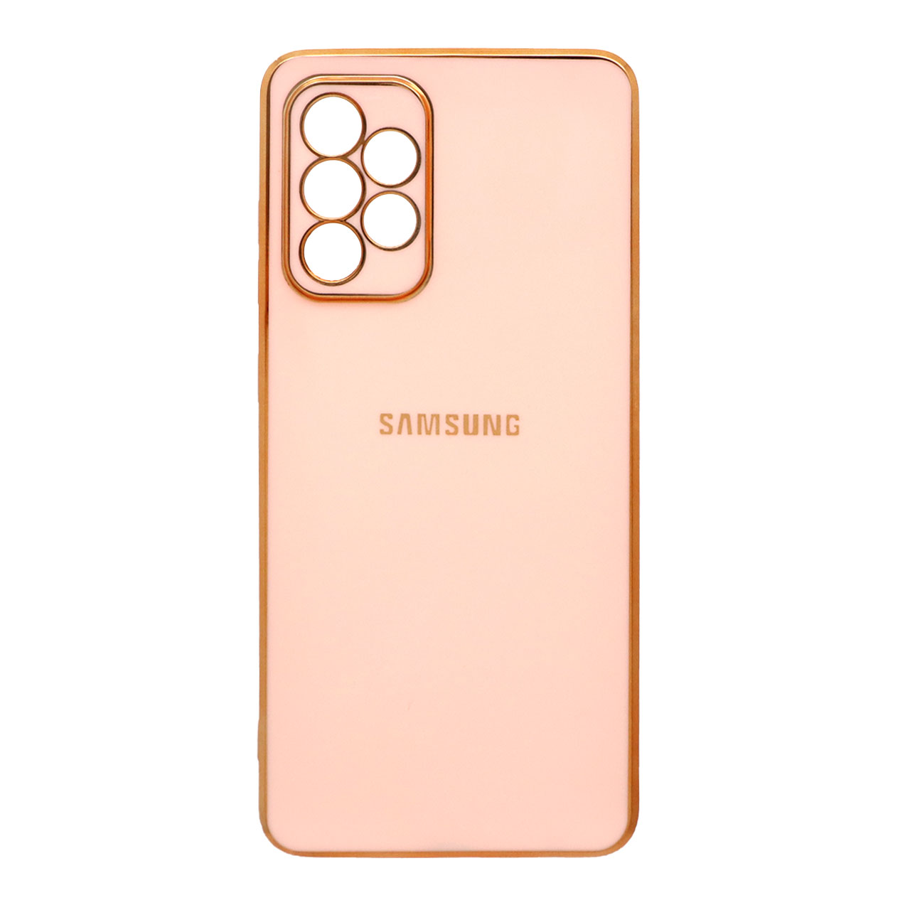 قاب گوشیSamsung Galaxy A53 طرحMy Case محافظ لنزدار  گلبهی کد89/13430