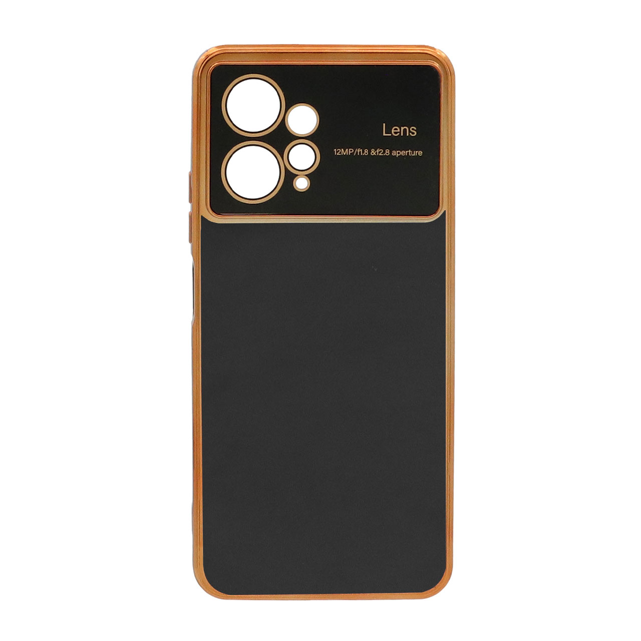 قاب  گوشی Xiaomi Redmi Note 12 4GطرحMy Case محافظ لنز شیشه ای مشکی کد55/13451