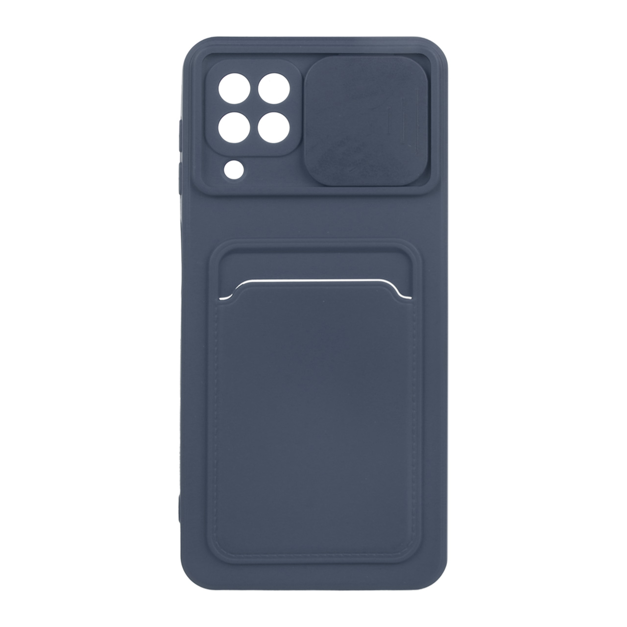 قاب گوشی Samsung Galaxy A22 4G / M22 / M32 4G / F22طرح رنگی جاکارتی محافظ لنزدار کشویی  فیلی کد101/13486