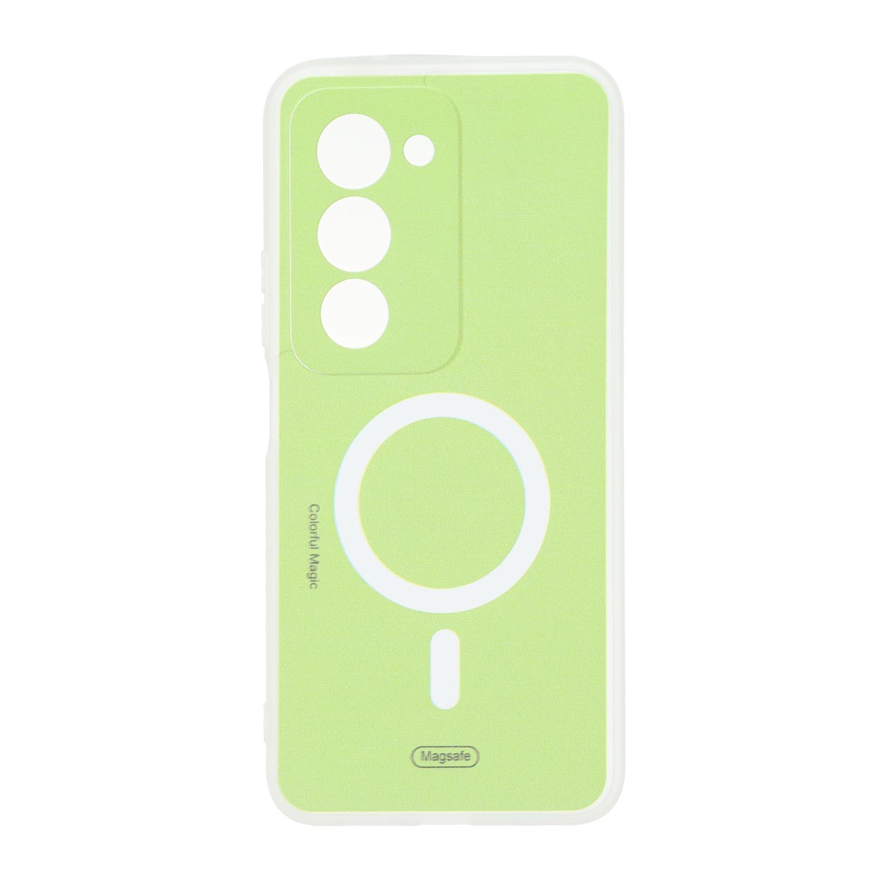قاب  گوشی Xiaomi Redmi 15 4GطرحColorful Magic  مگ سیف محافظ لنزدار سبز کد101/13561