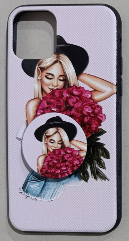 قاب گوشی Apple iPhone 12 PRO طرحداربرجسته پاپ سوکت دار کد01/14223