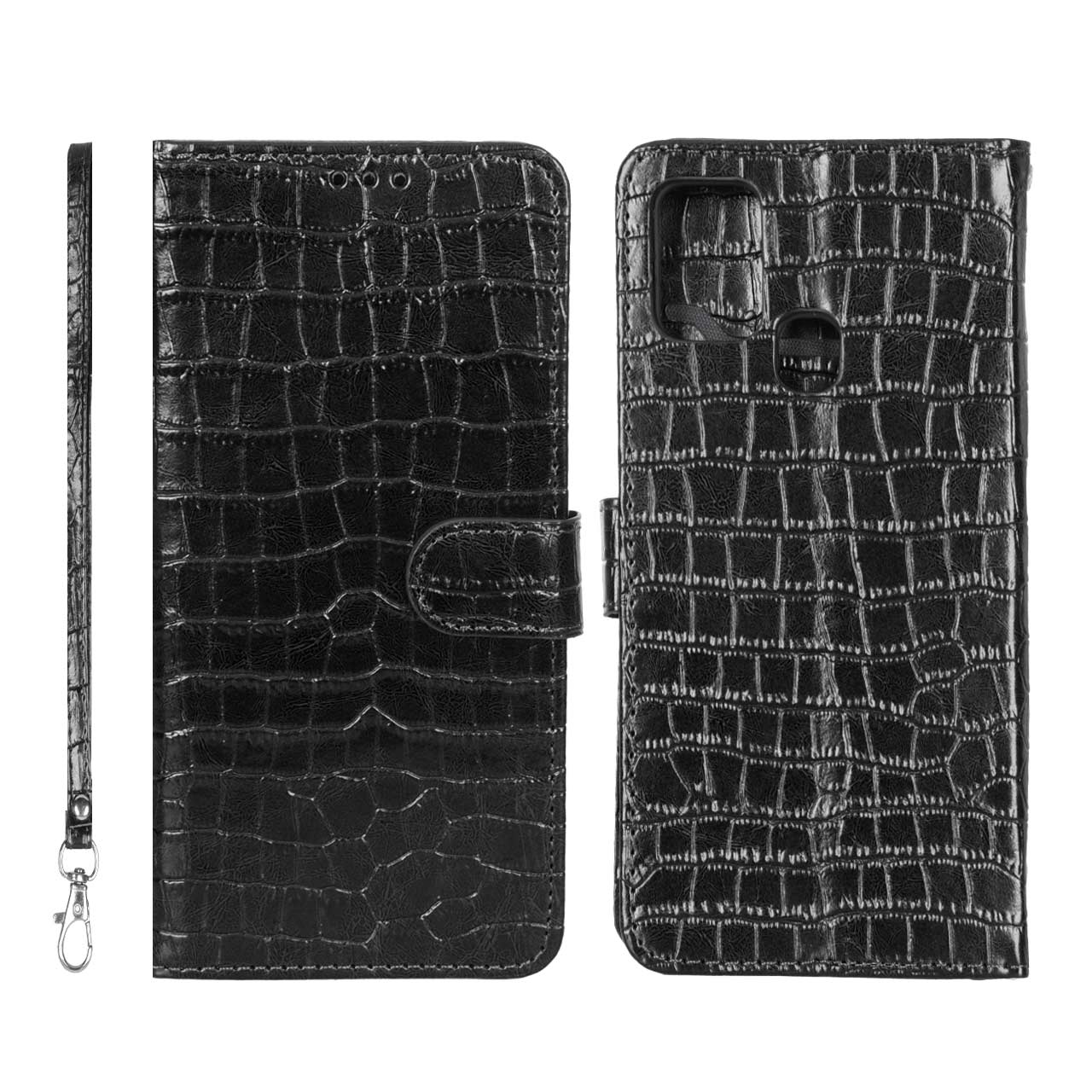 کیف موبایل Samsung Galaxy A21sمگنتی کروکو MNC مشکی کد217/14228
