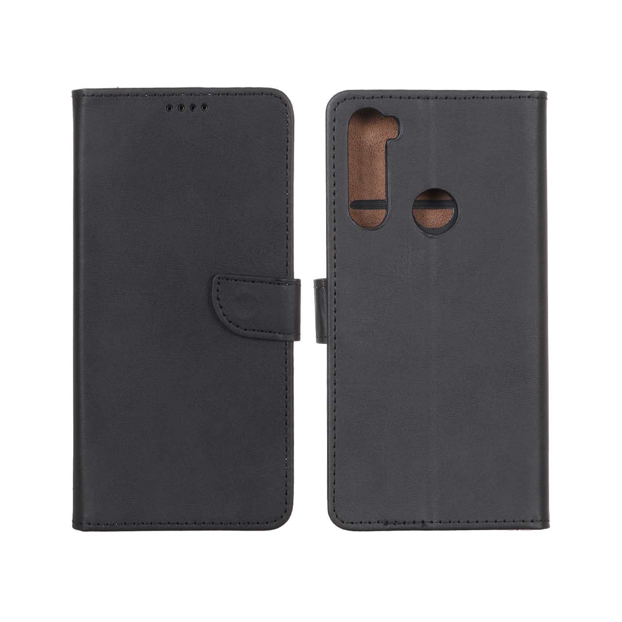 کیف چرمیXiaomi Redmi Note 8 موبایل مگنتی مشکی کد215/14297